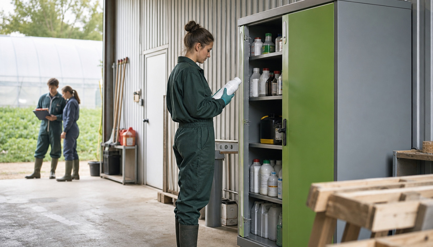 Stockage intelligent : l’essor discret de l’armoire phytosanitaire dans les écoles agricoles